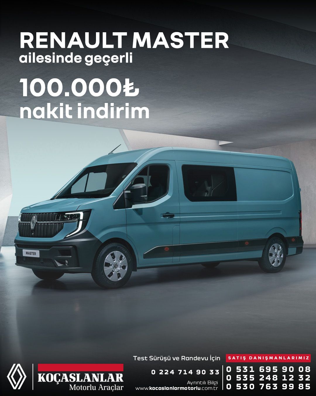 Renault Master İndirim Kampanyası